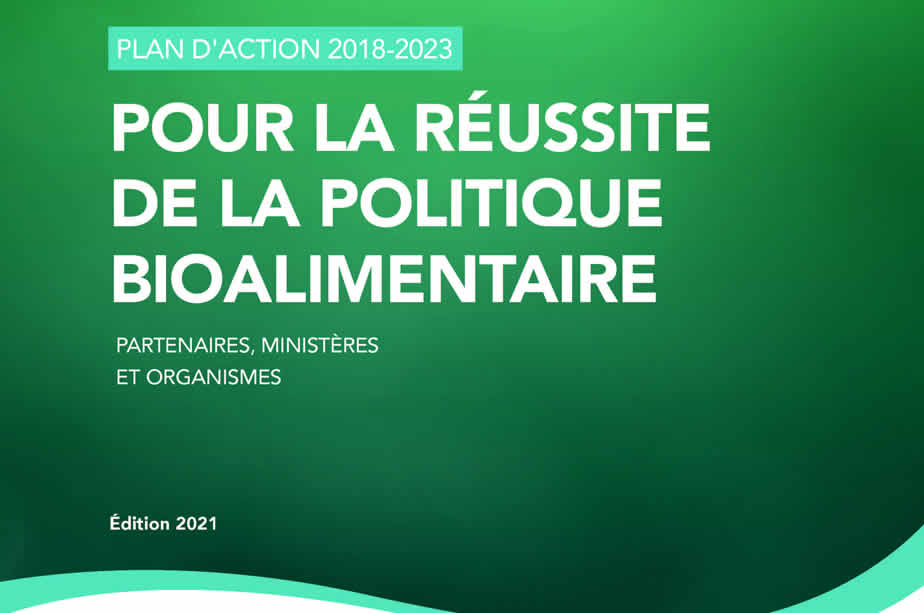 Politique bioalimentaire 2018|2025, plan d’action 2018-2023